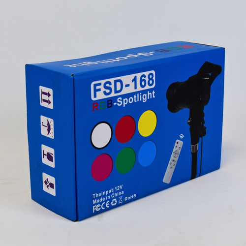 Foco Led Estudio Fotografia Con Tripode Rgb Regulable 45w