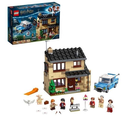 Kit Lego Harry Potter Número 4 De Privet Drive 75968 797 Piezas 3+