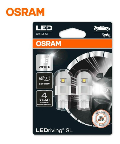 Bombillo W16w* (921) Osram Ledriving Sl Blanco