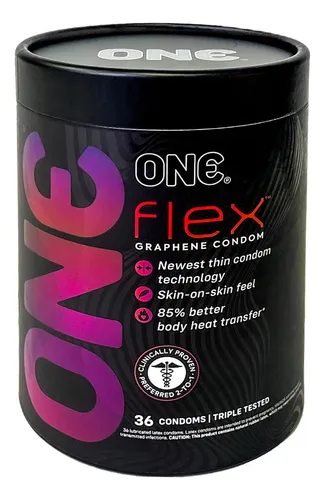 Preservativos Flex Mejorados Con Grafeno Ultra Delgados 10 U