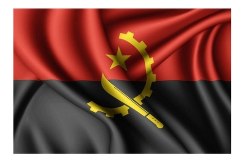 Bandeira Angola Oficial 150cm Alta Qualidade Grande