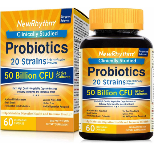 Probioticos Premium 50 Billones 60 Caps Digestion Eg P1