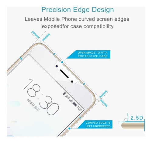 100 Unidades De Gel Templado For Meizu M3 Note/meilan Note