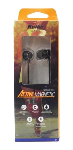Imagen 4 de 5 de Auriculares Bluetooth Kolke Active Magnet Sport Manos Libre