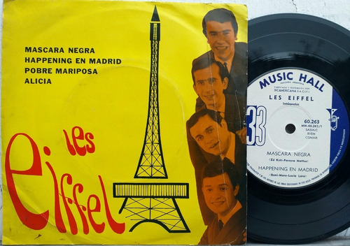 Les Eiffel - Idem - Ep Simple Vinilo 1967 - Rock Argentino