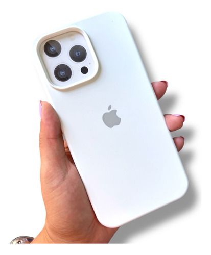 Funda Case De Silicón Para Iphone 16/ 16 Pro/ 16 Pro Max Blanco Iphone 16 Pro