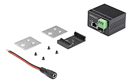 Conversor De Medios Ethernet A Fibra Poe+ Startech.com 30w