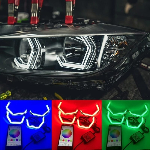 Ojo De Ángel Hexagonal De Cristal Rgb Bmw M4 (Usado)
