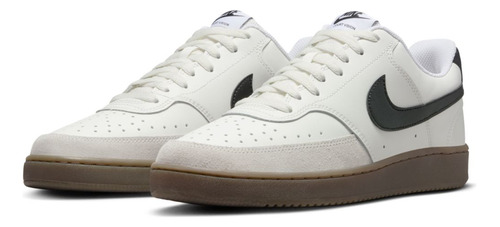 Tenis Para Hombre Nike Court Vision Low Blancos