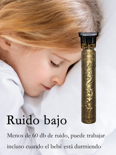 Afeitadora Eléctrica Inalámbrica Para Hombres Dorado Oscuro