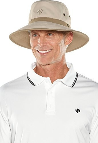 Coolibar Upf 50+ Sombrero De Golf Matchplay Para Hombre,