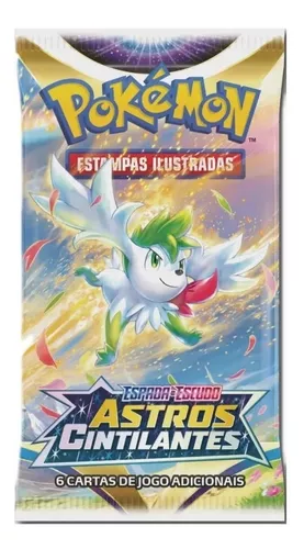 Cartinha Pokémon Box C/36 Booster Espada E Escudo 216 Cartas