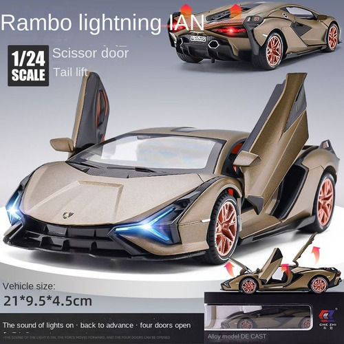 Modelo De Coche De Aleación De Simulación Lamborghini 1:24