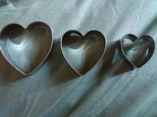 Set Cortantes Con Forma De Corazon