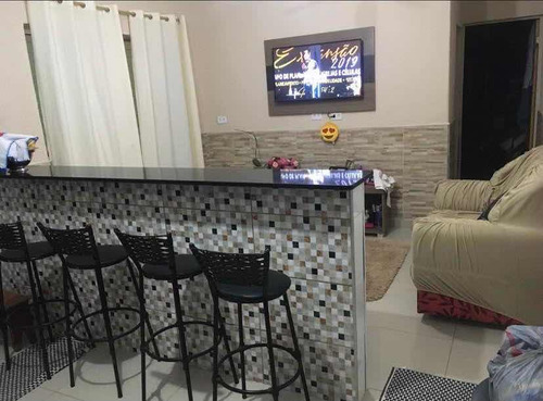 Casa Térrea Com 3 Cômodos Grandes 62,5m2 Fundos + Móveis