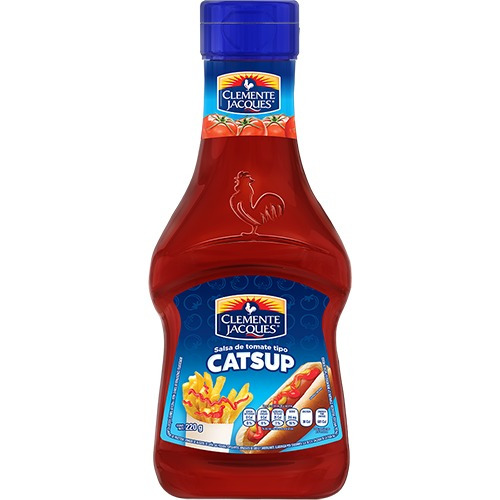 Caja Salsa Catsup Clemente Jacques De 220 Ml Con 24 Piezas