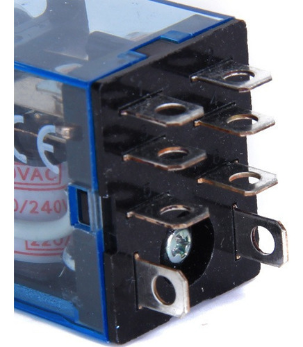Ly2n J Ly2nj Ac 220v 10a Relé De Relé De Alimentación De 8 P