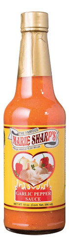 3 salsas Marie Sharps Habanero garlic (con ajo) 296mL cada uno