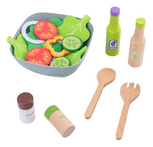 Zys. Fingir Jugar Cocina Fruta Verduras Ensalada Juguetes