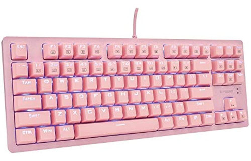 E-yooso K620 60% Teclado Mecánico Para Juegos Rainbow Backli