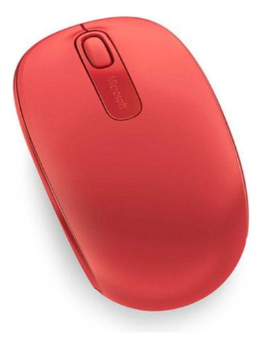 Mouse Microsoft Inalámbrico Rojo