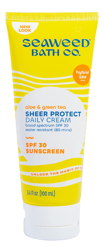 Seaweed Bath Co. Sheer Protect Daily Spf 30 Crema De Protecc