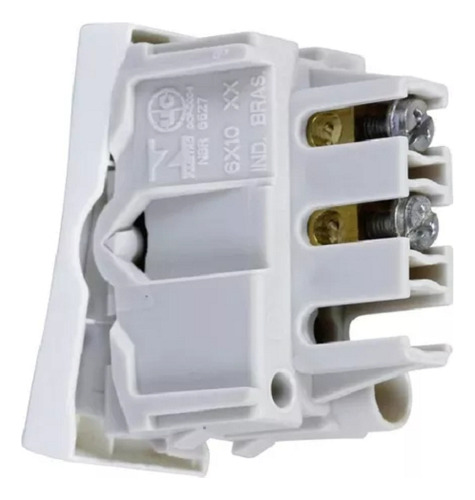 Módulo Campainha Pulsador Com Luz Pialplus 2a 250v 611022 Cor Branco 250