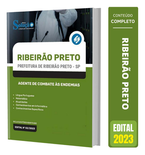 Apostila Ribeirão Preto 2023 - Agente De Combate Às Endemias