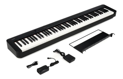 Piano Digital Casio Cdp-s110 88 Teclas Com Pedal E Fonte Voltagem Pilha