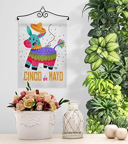 Set De Banderas De Jardín De La Colección Ornament Colgador