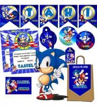 Comprar Kit Imprimible Candy Bar Sonic 100% Editable Powerpoint
