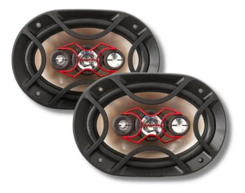 6x9 Bravox 140w Rms Alto Falante Quadriaxial B4x69x Kit Som