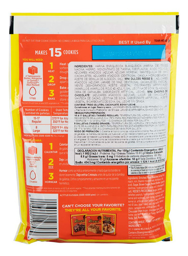 Harina Reeses Galleta Mix 337g