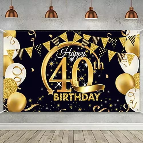 Decoración Cumpleaños 40 años - decoracion para fiestas