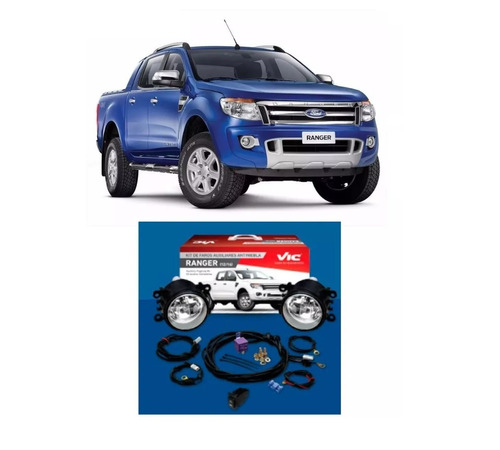 Kit Faro Auxiliar Ford Ranger 2012 2013 2014 2015 2016