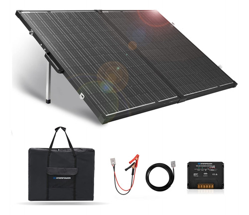 Atem Power Panel Solar Portátil De 160 W Maleta Solar