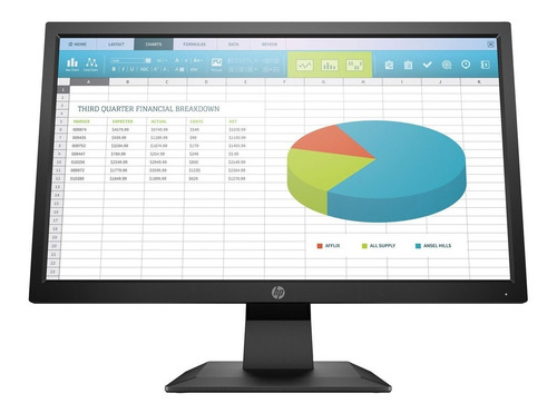 Monitor Led Hp 19,5 Pulgadas P204 Hd+ Hdmi Vga Displayport