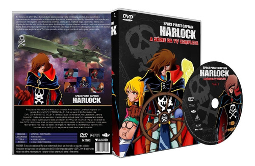 Dvd Capitão Harlock Collection - 8 Sagas Completas + Filmes