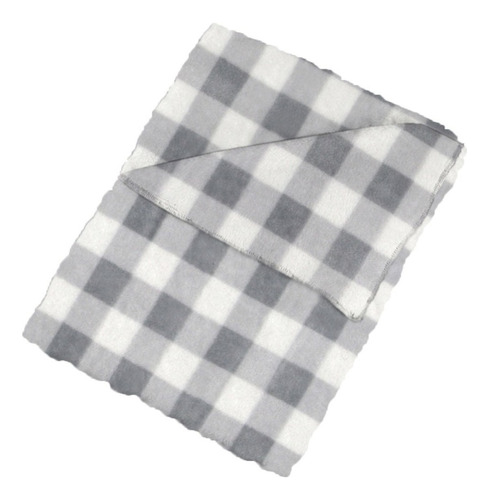 Cobija Para Cama Cuna Bebe Super Suave, Wishes By Nap Color Gingham Gris