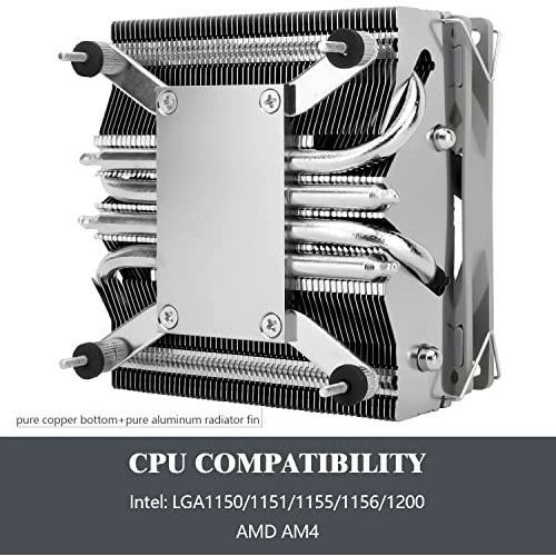 Thermalright Axp90-x53 Low Profile Cpu Air Cooler, 53mm Heig
