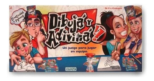 Juego De Mesa Dibuja Y Adivina Original Ditoys Full