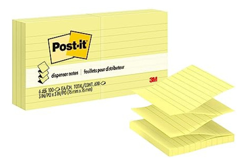 Notas Adhesivas  Dispensador De Notas Emergentes Post-it, 3x