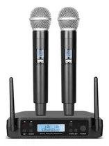 Comprar Sistema De Micrófonos Inalámbricos Uhf Negro