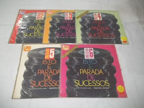 Lp Vinil - Isto É Parada De Sucessos - 5 Discos