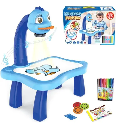 comprar Mesa Magica Pizarra Led Proyector Para Pintar Dibujar Niños 