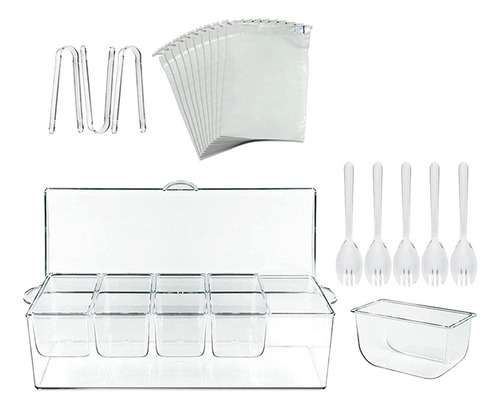 Para Juego De Bandejas Para Servir Con Hielo, Plato De