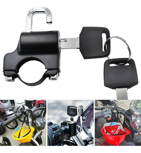 Candado Antirrobo Para Casco De Motocicleta Elegante Y Resis