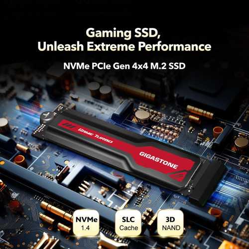 Gigastone M.2 Ssd 4tb Ps5 Ssd Con Disipador De Calor Pcie 4