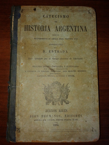 Documento Histórico. catecismo De Historia Argentina.-