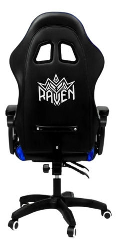 Silla Gamer Mod Raven Rgb/ Masajeador/ Posapie/ Ultimas Pzas